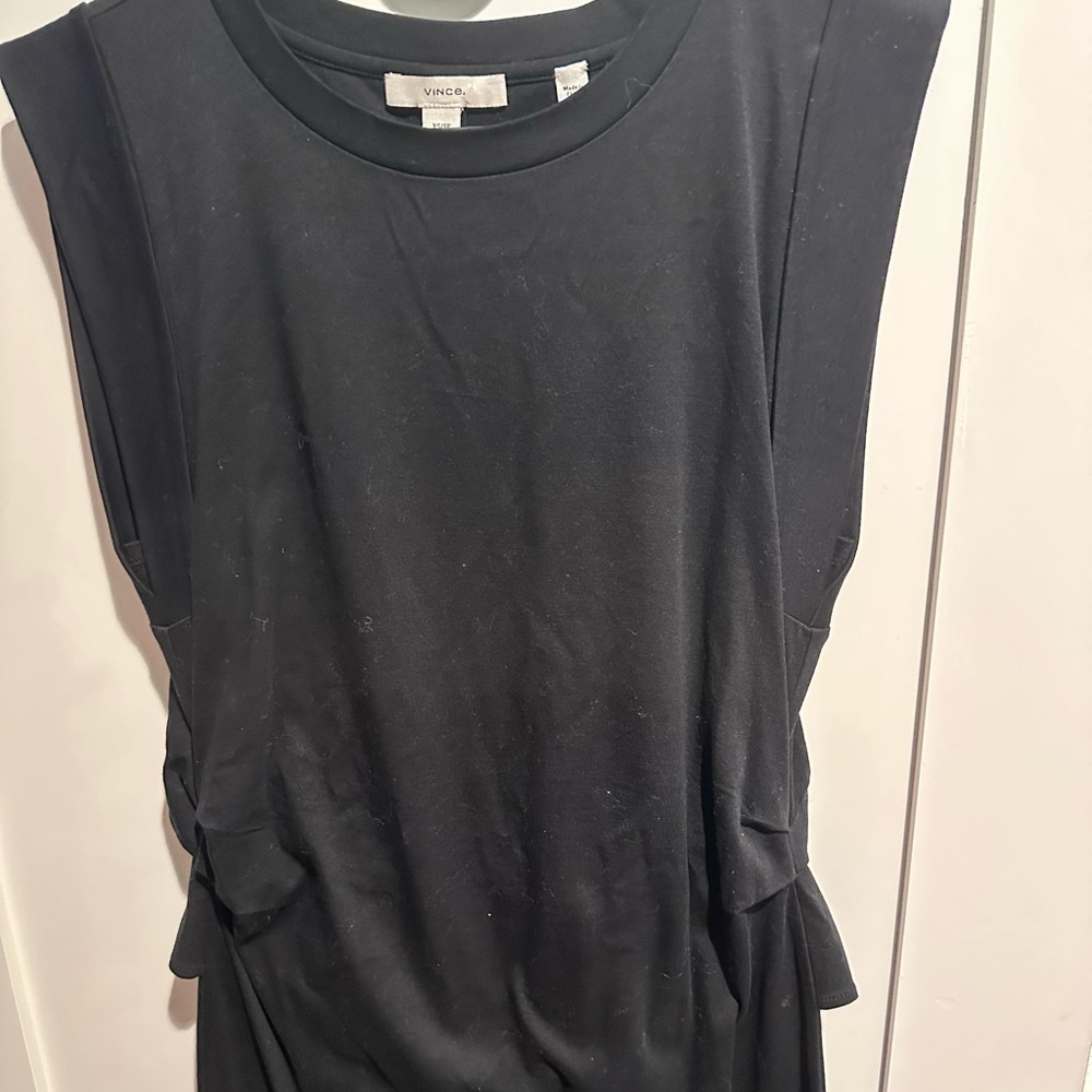 Vince Charcoal Sleeveless Top